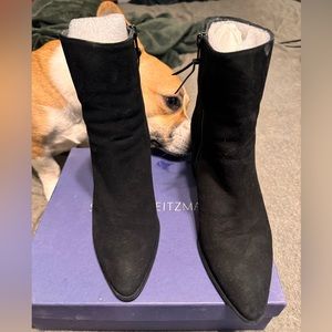 Stuart Weitzman suede ankle booties women’s size 9